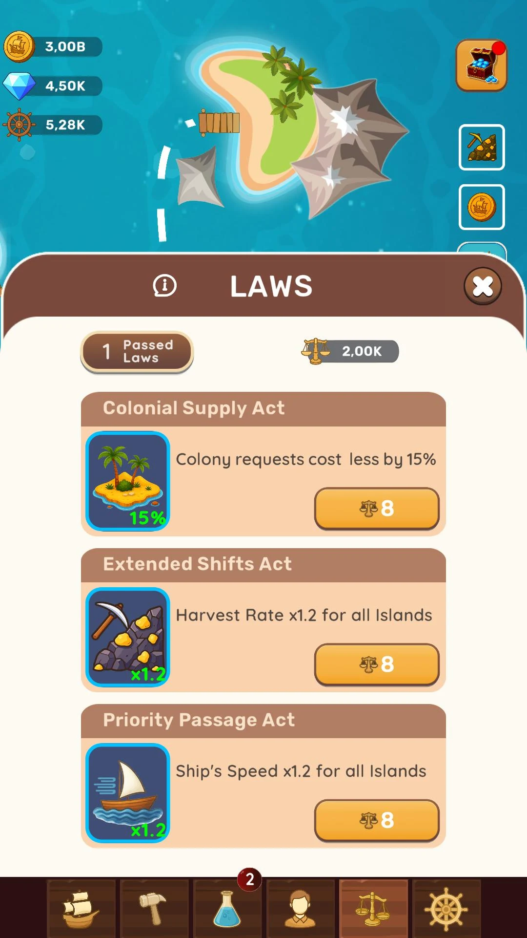 Idle Island Tycoon: Sea Empire screenshot